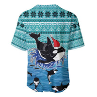 Love Oracle Whale Christmas Baseball Jersey Xmas Holiday Patterns - Wonder Print Shop