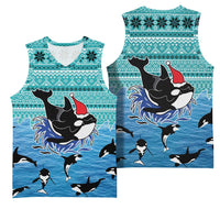 Love Oracle Whale Christmas Basketball Jersey Xmas Holiday Patterns - Wonder Print Shop