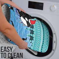 Love Oracle Whale Christmas Bathroom Set Xmas Holiday Patterns - Wonder Print Shop