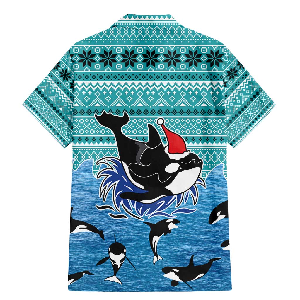 Love Oracle Whale Christmas Family Matching Mermaid Dress and Hawaiian Shirt Xmas Holiday Patterns - Wonder Print Shop