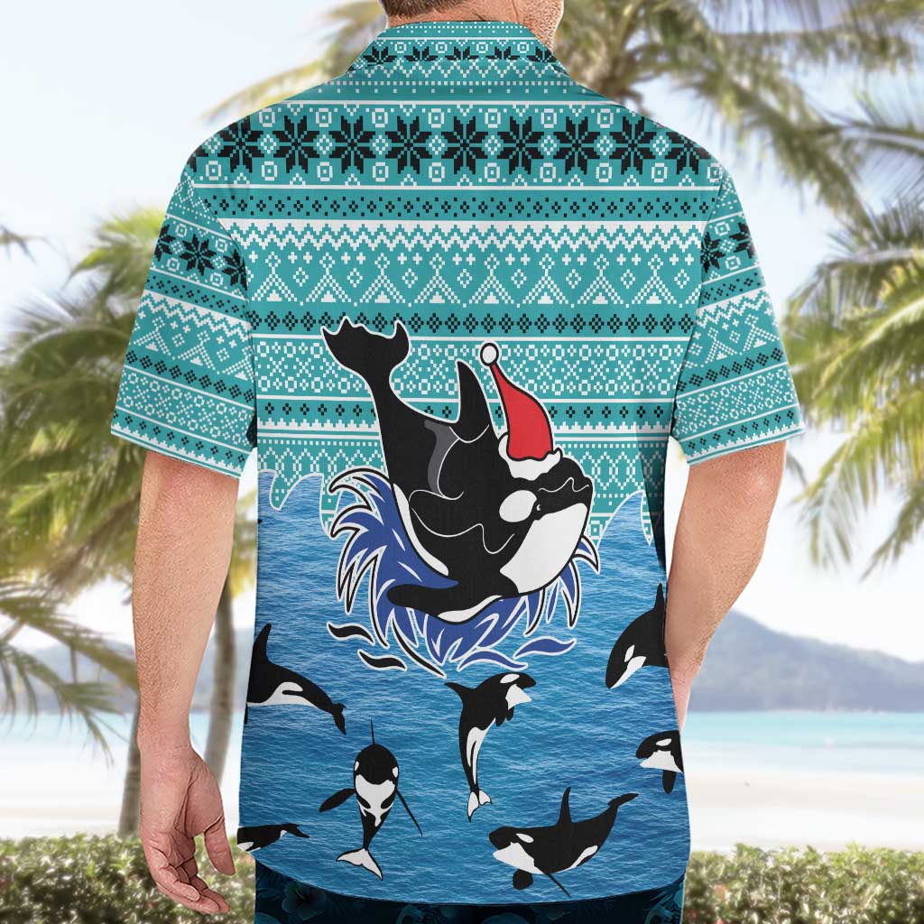Love Oracle Whale Christmas Hawaiian Shirt Xmas Holiday Patterns - Wonder Print Shop