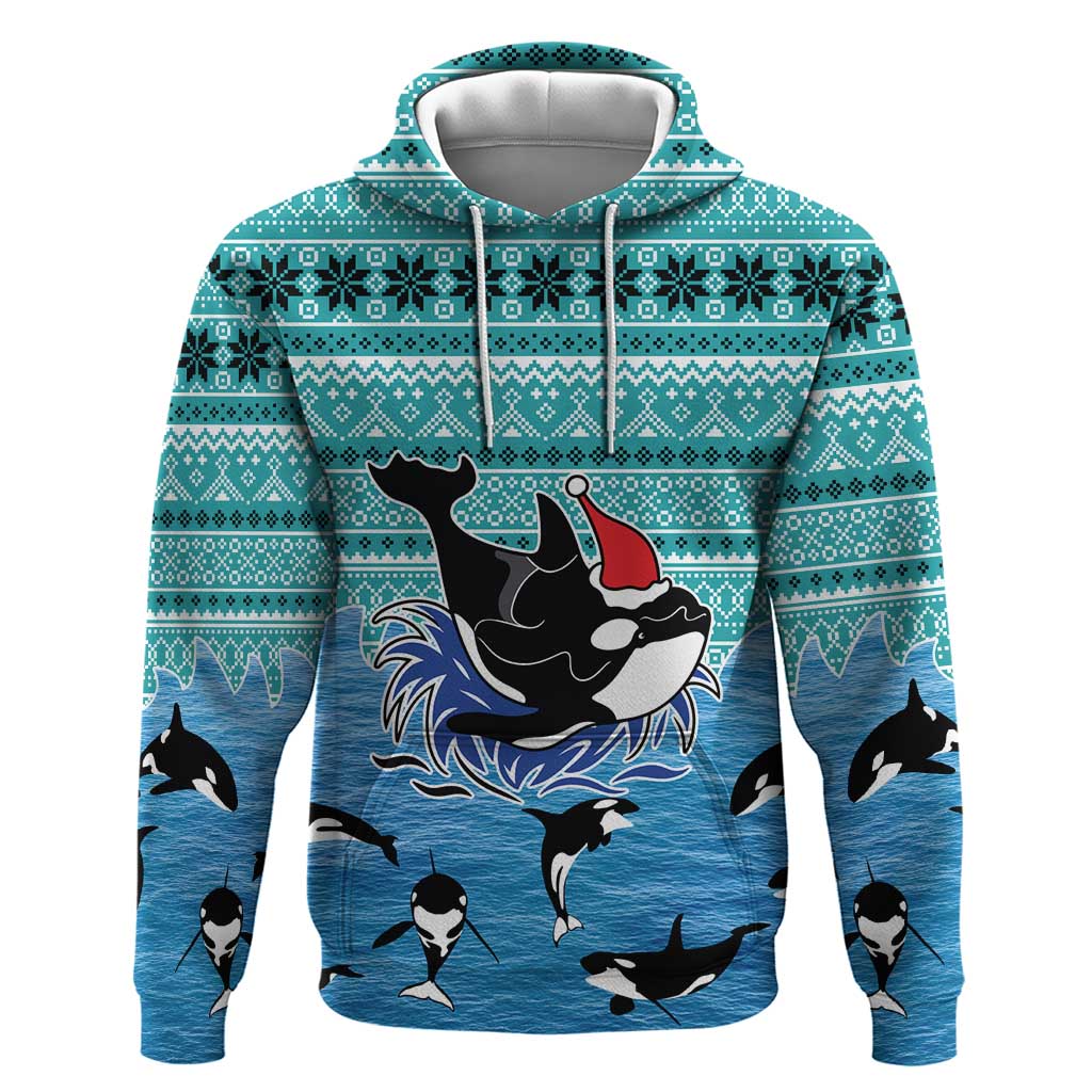Love Oracle Whale Christmas Hoodie Xmas Holiday Patterns - Wonder Print Shop