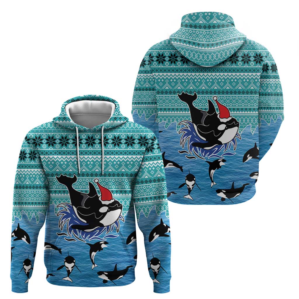 Love Oracle Whale Christmas Hoodie Xmas Holiday Patterns - Wonder Print Shop
