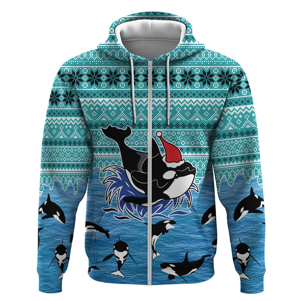 Love Oracle Whale Christmas Hoodie Xmas Holiday Patterns - Wonder Print Shop