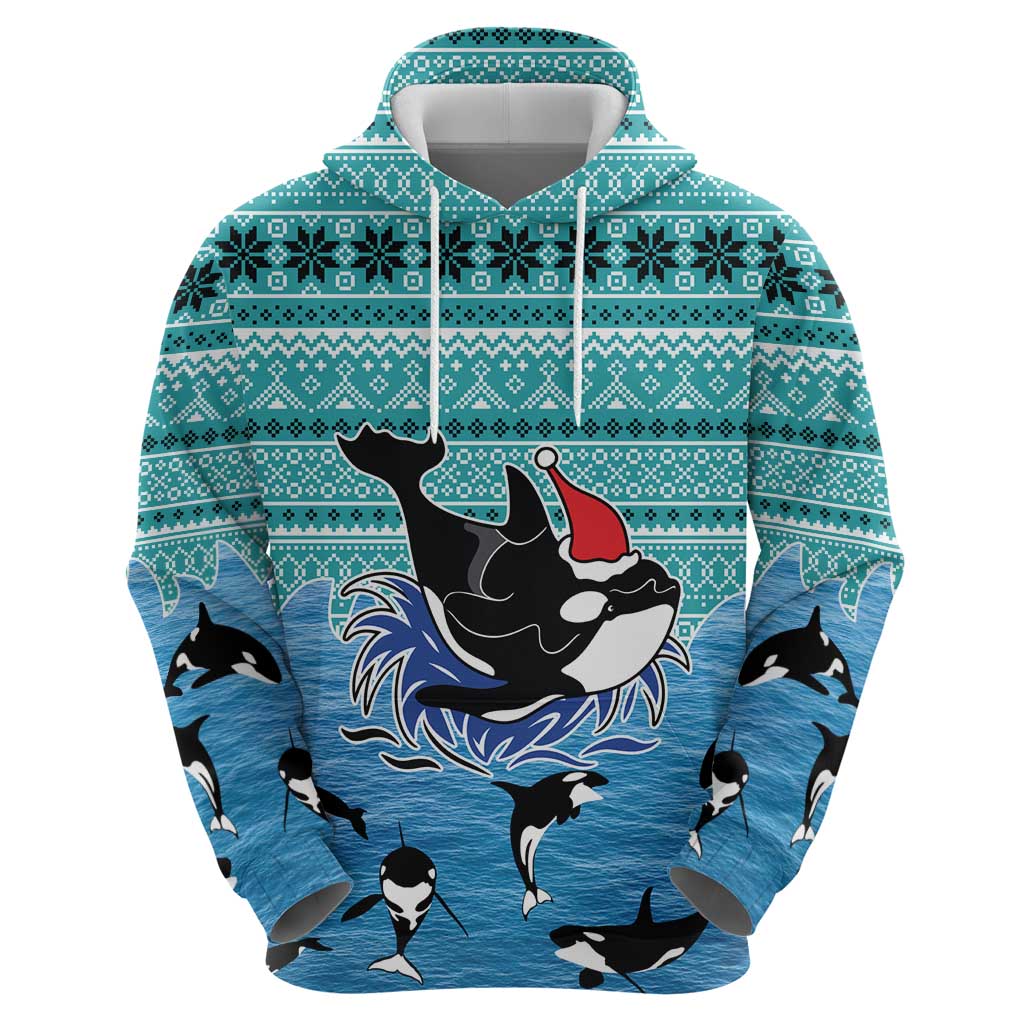 Love Oracle Whale Christmas Hoodie Xmas Holiday Patterns - Wonder Print Shop