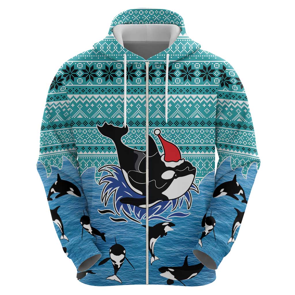 Love Oracle Whale Christmas Hoodie Xmas Holiday Patterns - Wonder Print Shop