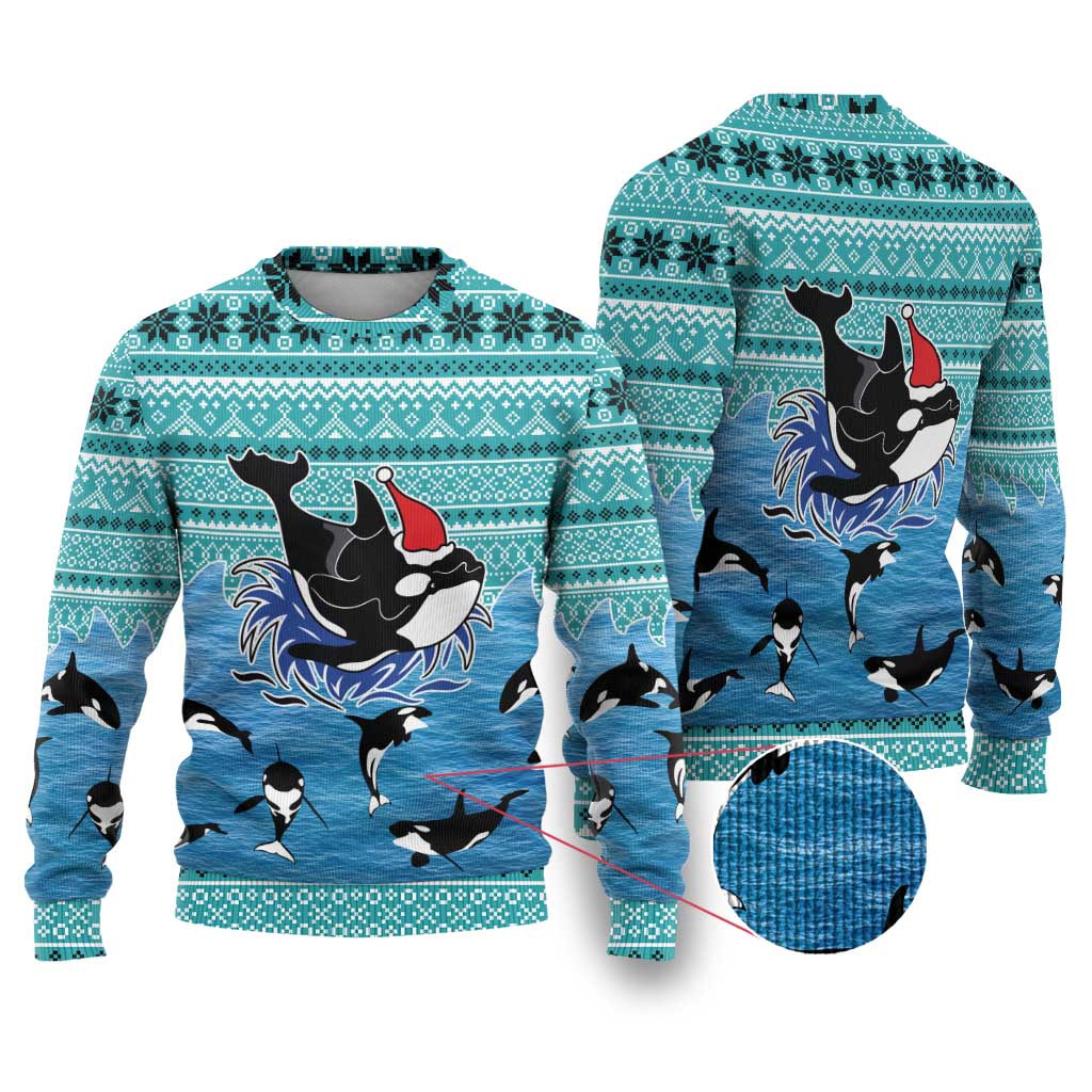 Love Oracle Whale Christmas Ugly Christmas Sweater Xmas Holiday Patterns - Wonder Print Shop