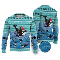Love Oracle Whale Christmas Ugly Christmas Sweater Xmas Holiday Patterns - Wonder Print Shop