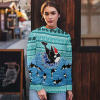 Love Oracle Whale Christmas Ugly Christmas Sweater Xmas Holiday Patterns - Wonder Print Shop