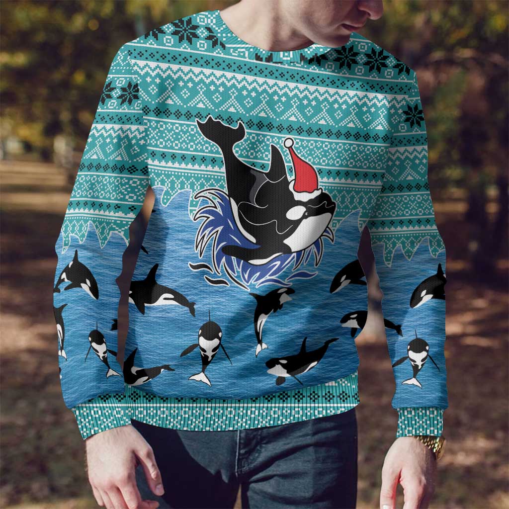 Love Oracle Whale Christmas Ugly Christmas Sweater Xmas Holiday Patterns - Wonder Print Shop