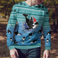 Love Oracle Whale Christmas Ugly Christmas Sweater Xmas Holiday Patterns - Wonder Print Shop