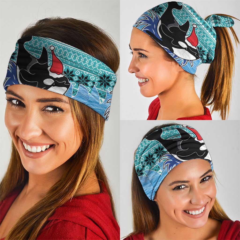 Love Oracle Whale Christmas Neck Gaiter Xmas Holiday Patterns - Wonder Print Shop