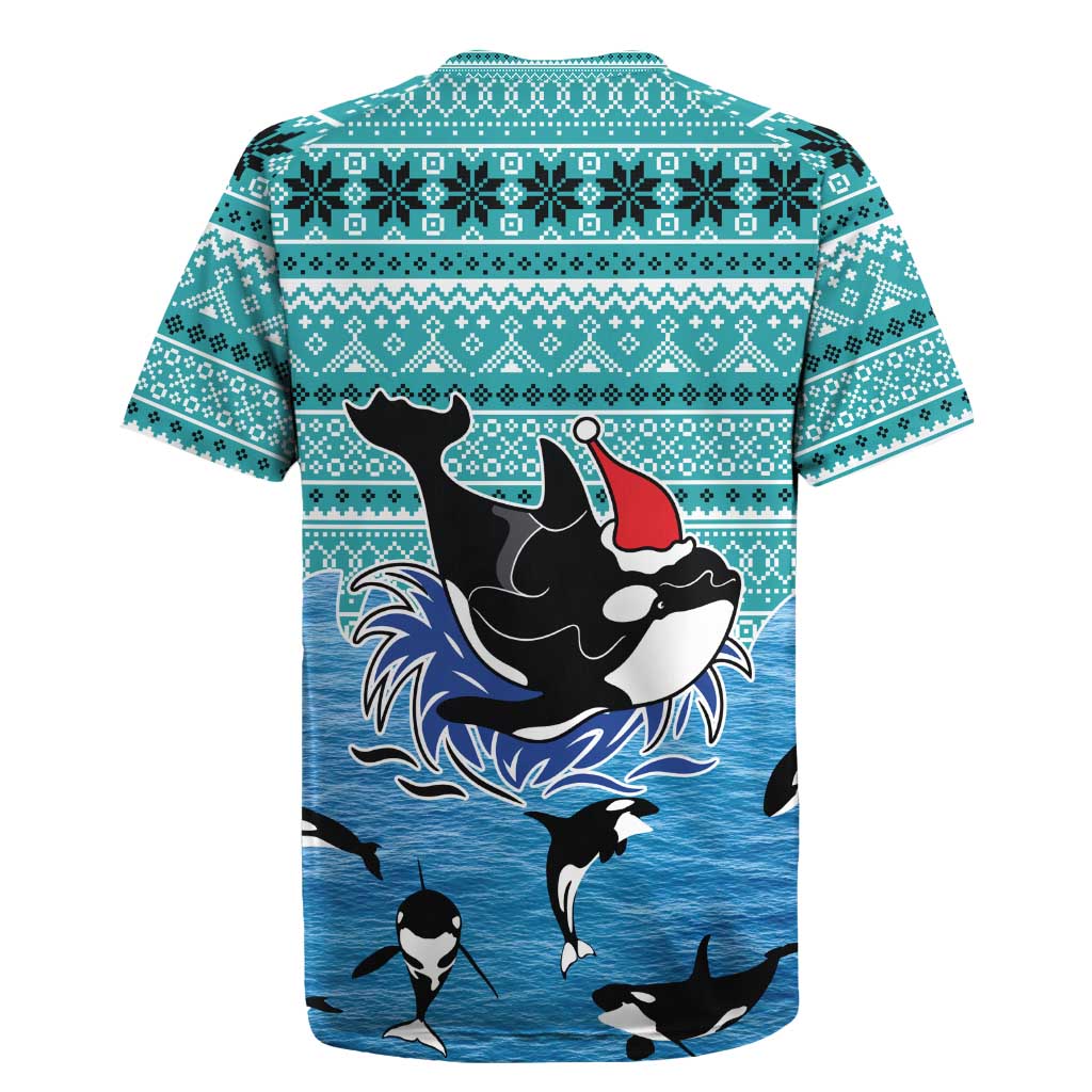 Love Oracle Whale Christmas Rugby Jersey Xmas Holiday Patterns - Wonder Print Shop