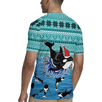 Love Oracle Whale Christmas Rugby Jersey Xmas Holiday Patterns - Wonder Print Shop
