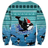 Love Oracle Whale Christmas Sweatshirt Xmas Holiday Patterns - Wonder Print Shop