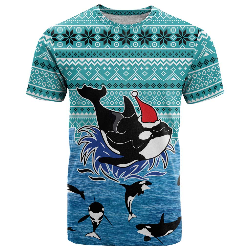 Love Oracle Whale Christmas T Shirt Xmas Holiday Patterns - Wonder Print Shop