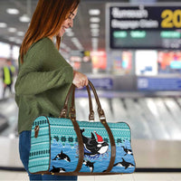 Love Oracle Whale Christmas Travel Bag Xmas Holiday Patterns - Wonder Print Shop
