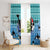 Love Oracle Whale Christmas Window Curtain Xmas Holiday Patterns - Wonder Print Shop