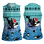 Love Oracle Whale Christmas Women Sleeveless Polo Shirt Xmas Holiday Patterns - Wonder Print Shop