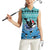 Love Oracle Whale Christmas Women Sleeveless Polo Shirt Xmas Holiday Patterns - Wonder Print Shop