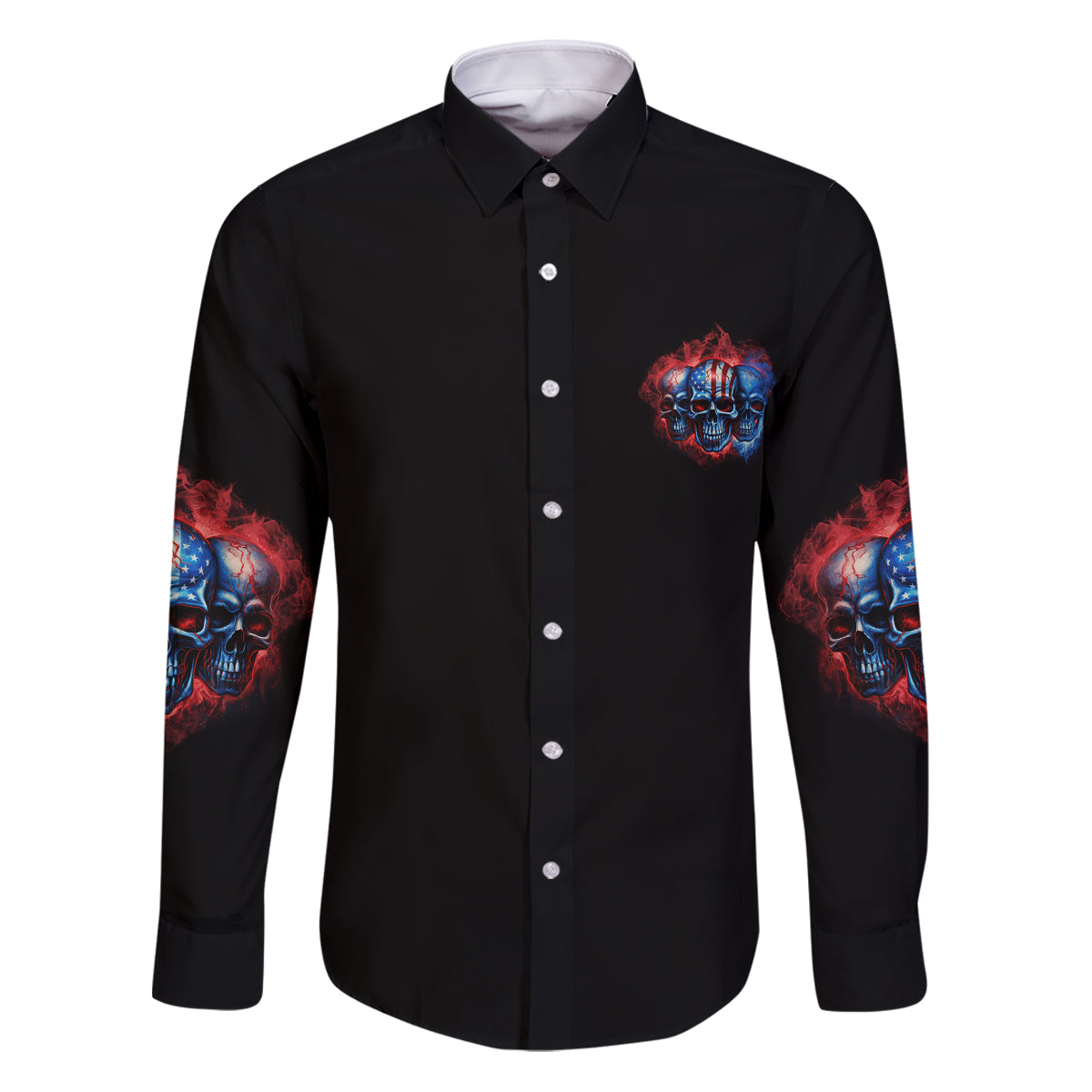 I Have 3 Sides 3 Skulls Family Matching Puletasi Dress and Hawaiian Shirt - Wonder Print Shop