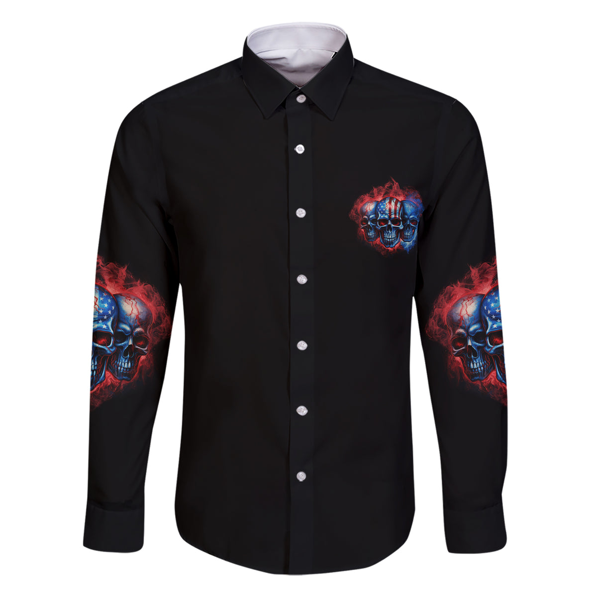 I Have 3 Sides 3 Skulls Family Matching Short Sleeve Bodycon Dress and Hawaiian Shirt - Wonder Print Shop