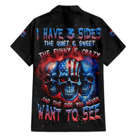 I Have 3 Sides 3 Skulls Hawaiian Shirt - Wonder Print Shop