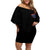 I Have 3 Sides 3 Skulls Off Shoulder Short Dress - Wonder Print Shop