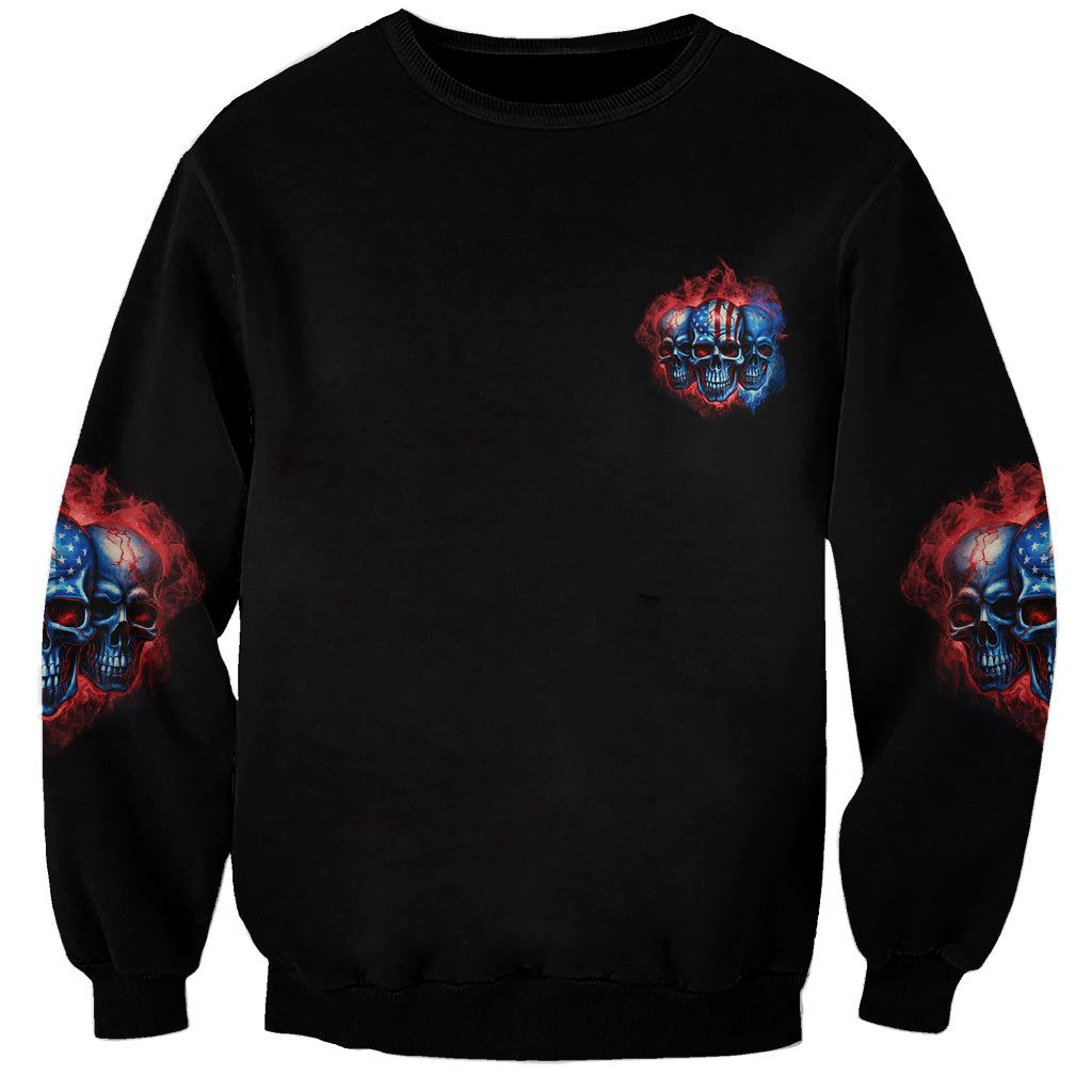 I Have 3 Sides 3 Skulls Sweatshirt - Wonder Print Shop