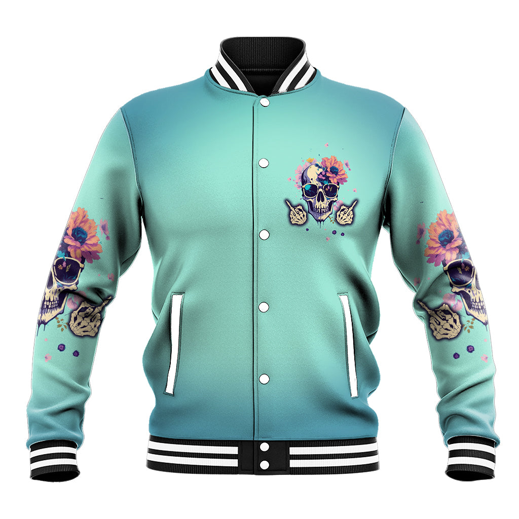 Judge Me When You're Perfect Baseball Jacket - Wonder Print Shop