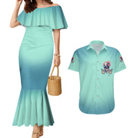 Judge Me When You're Perfect Couples Matching Mermaid Dress and Hawaiian Shirt - Wonder Print Shop