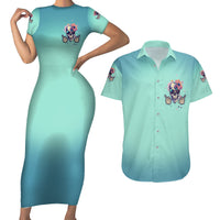 Judge Me When You're Perfect Couples Matching Short Sleeve Bodycon Dress and Hawaiian Shirt - Wonder Print Shop