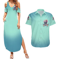 Judge Me When You're Perfect Couples Matching Summer Maxi Dress and Hawaiian Shirt - Wonder Print Shop