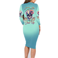 Judge Me When You're Perfect Family Matching Long Sleeve Bodycon Dress and Hawaiian Shirt - Wonder Print Shop