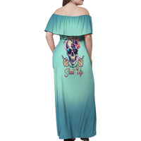 Judge Me When You're Perfect Family Matching Off Shoulder Maxi Dress and Hawaiian Shirt - Wonder Print Shop