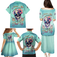 Judge Me When You're Perfect Family Matching Puletasi Dress and Hawaiian Shirt - Wonder Print Shop