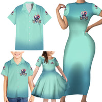 Judge Me When You're Perfect Family Matching Short Sleeve Bodycon Dress and Hawaiian Shirt - Wonder Print Shop