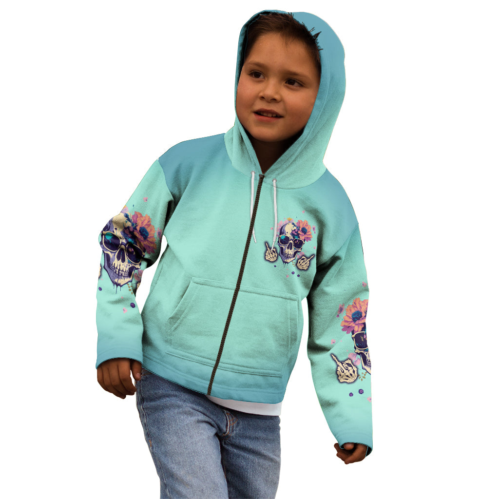 Judge Me When You're Perfect Kid Hoodie - Wonder Print Shop