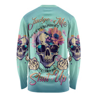 Judge Me When You're Perfect Long Sleeve Shirt - Wonder Print Shop