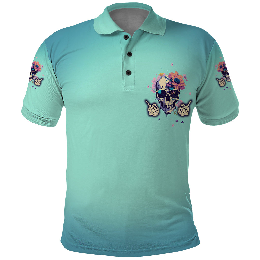 Judge Me When You're Perfect Polo Shirt - Wonder Print Shop