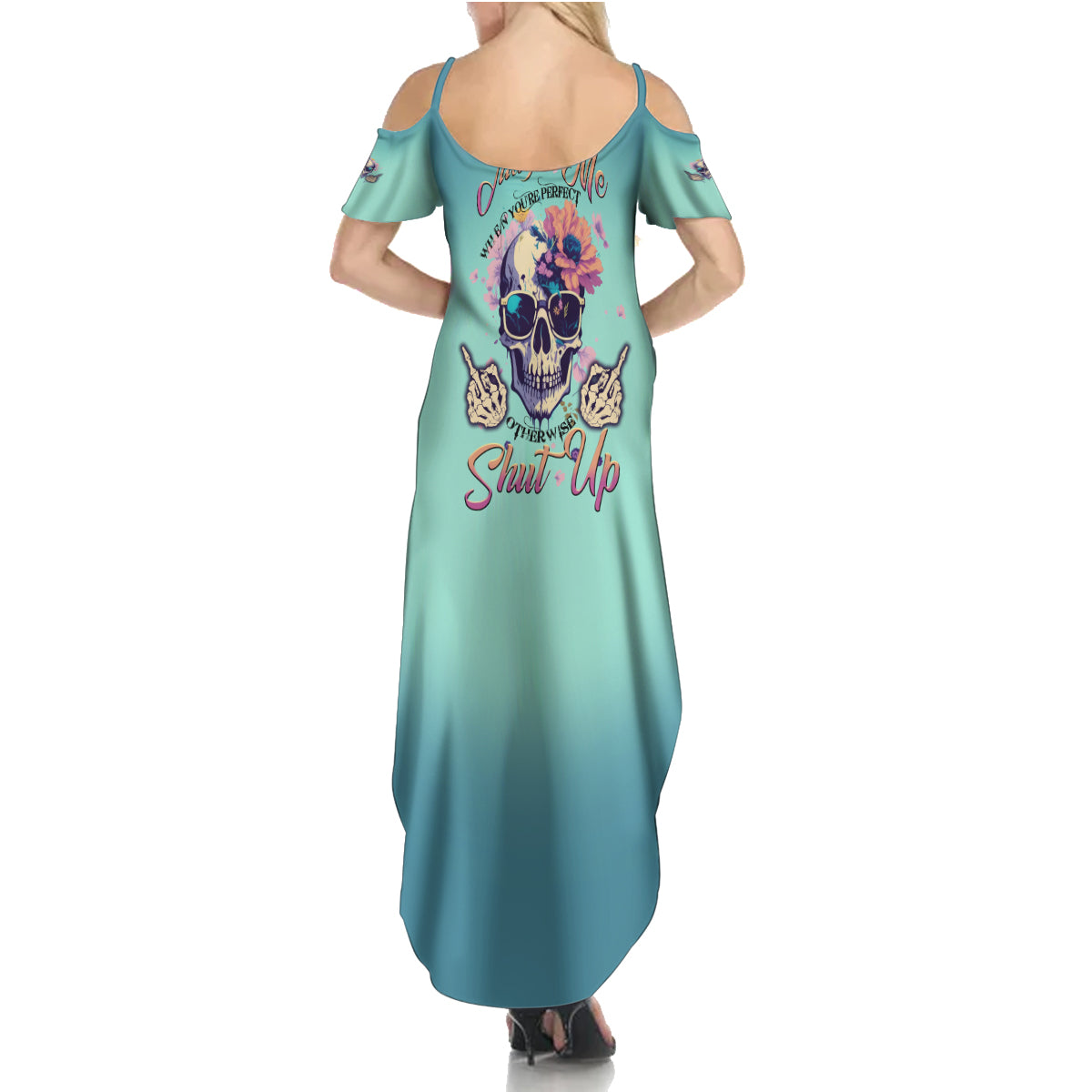 Judge Me When You're Perfect Summer Maxi Dress - Wonder Print Shop