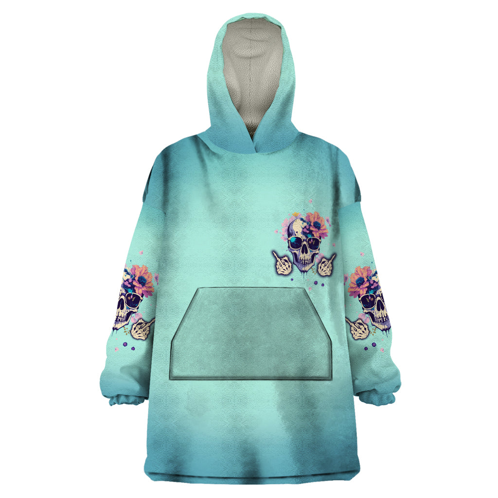 Judge Me When You're Perfect Wearable Blanket Hoodie - Wonder Print Shop