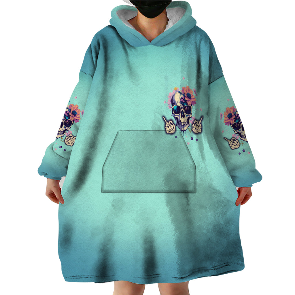 Judge Me When You're Perfect Wearable Blanket Hoodie - Wonder Print Shop