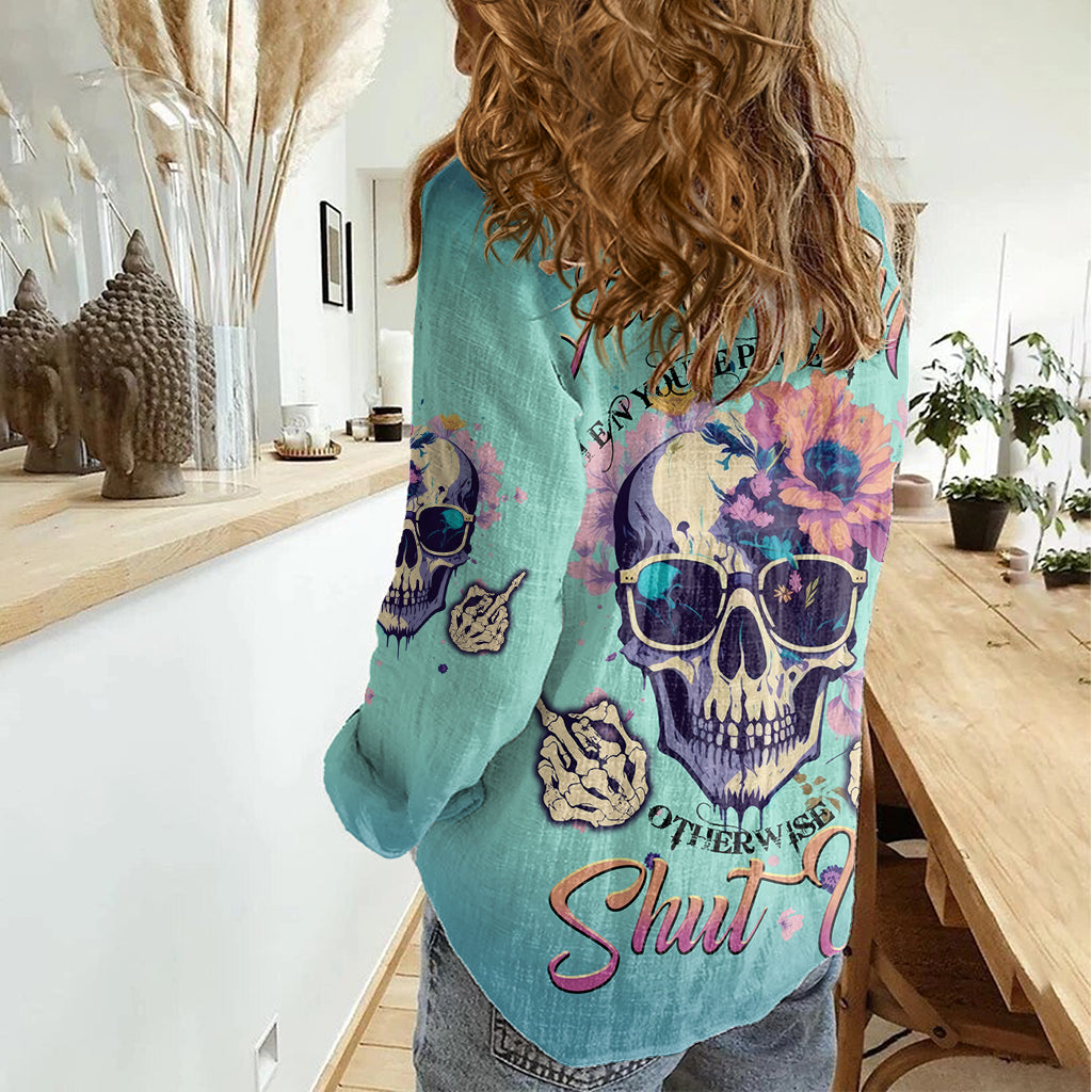 Judge Me When You're Perfect Women Casual Shirt - Wonder Print Shop