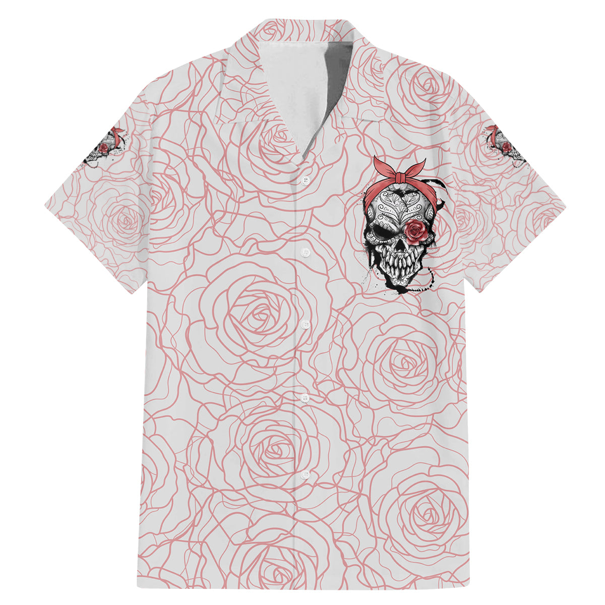 Warning Kinda Crazy Tattooed Girl Rose Family Matching Mermaid Dress and Hawaiian Shirt - Wonder Print Shop
