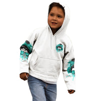 Don't Try To Figure Me Out Messy Bun Kid Hoodie - Wonder Print Shop