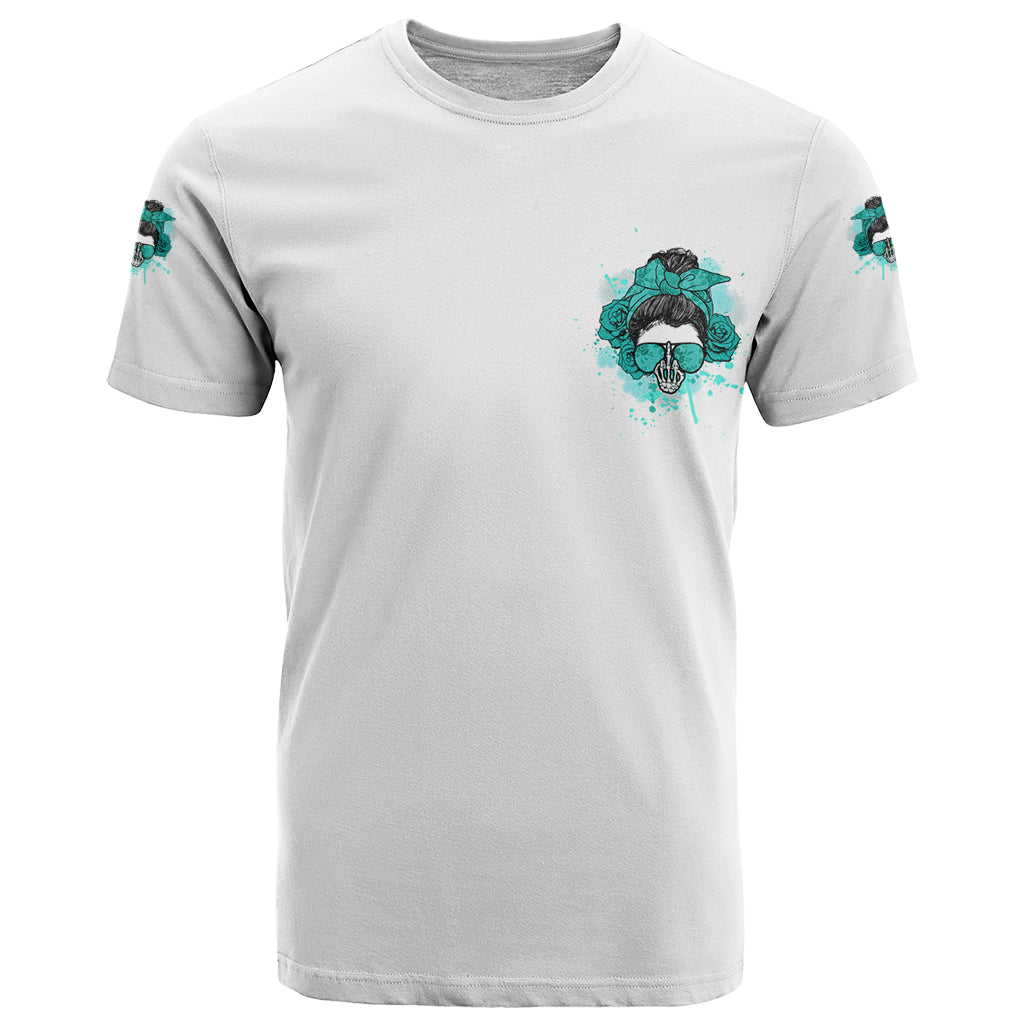 Don't Try To Figure Me Out Messy Bun T Shirt - Wonder Print Shop