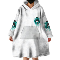 Don't Try To Figure Me Out Messy Bun Wearable Blanket Hoodie - Wonder Print Shop