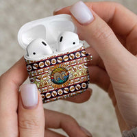 Sloth I'm Not Lazy I'm Energy Efficient Christmas AirPods Case Xmas Holiday Patterns - Wonder Print Shop
