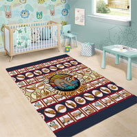 Sloth I'm Not Lazy I'm Energy Efficient Christmas Area Rug Xmas Holiday Patterns - Wonder Print Shop